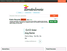 Tablet Screenshot of alamatindonesia.com